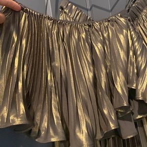 Skirt and crop top set by Anthropologie